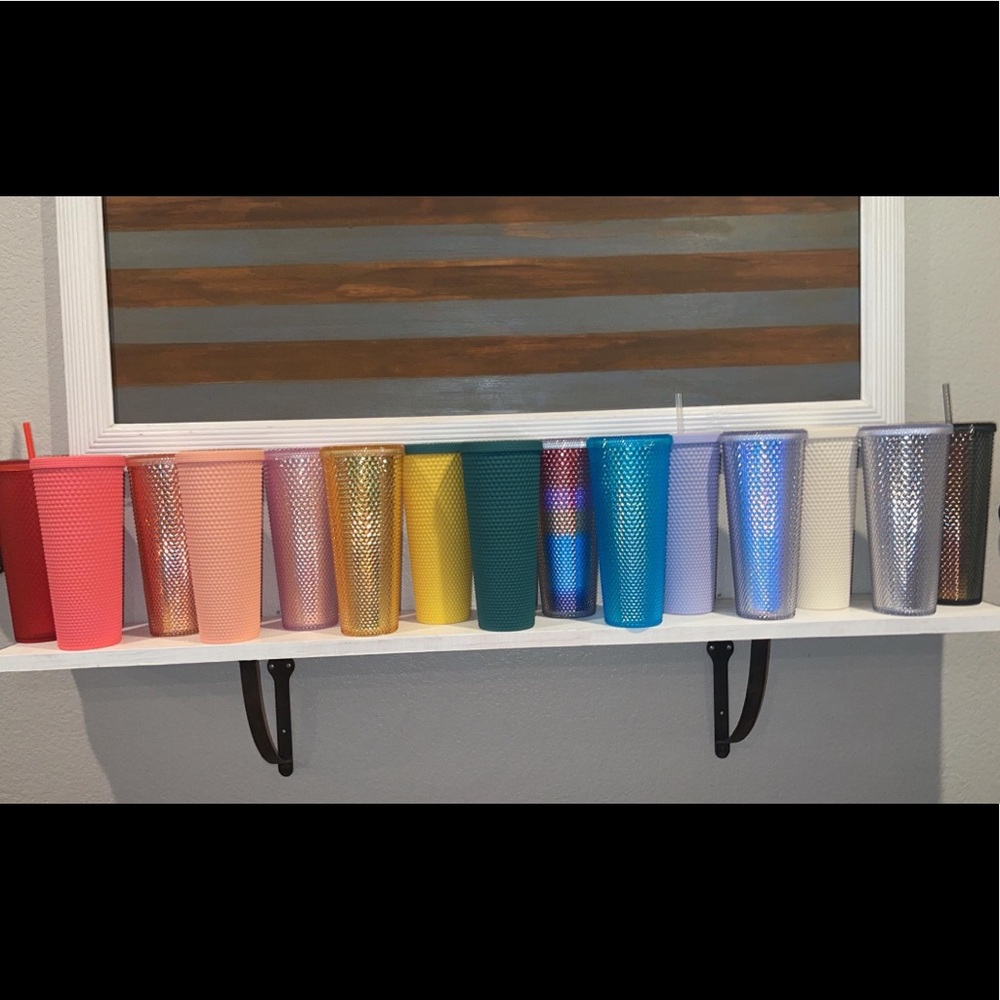 Custom logo studded tumblers